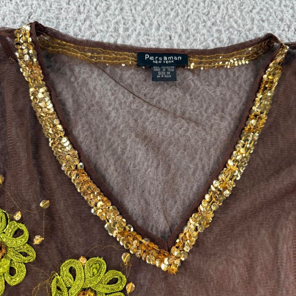 American-vintage Women's Brown Blouse - Picture 5 of 8